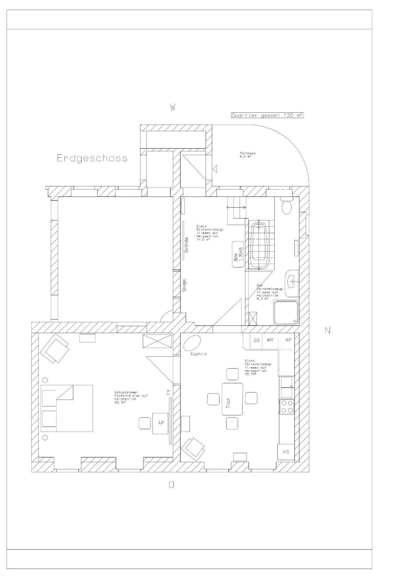 Quartier Im Gutshaus Appartement Wustermark Buitenkant foto